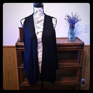 Womens Black Vest/Cardi